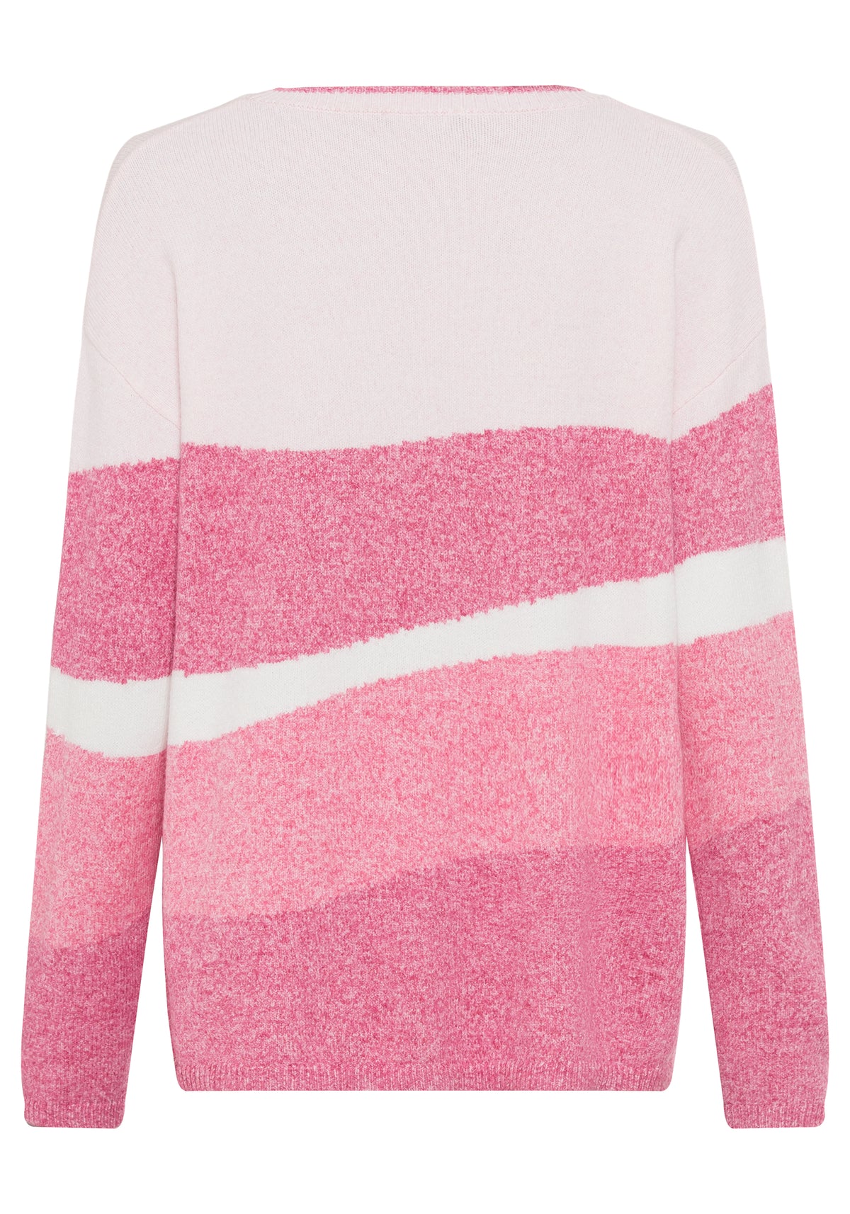Long Sleeve Colour Block Jewel Neck Sweater
