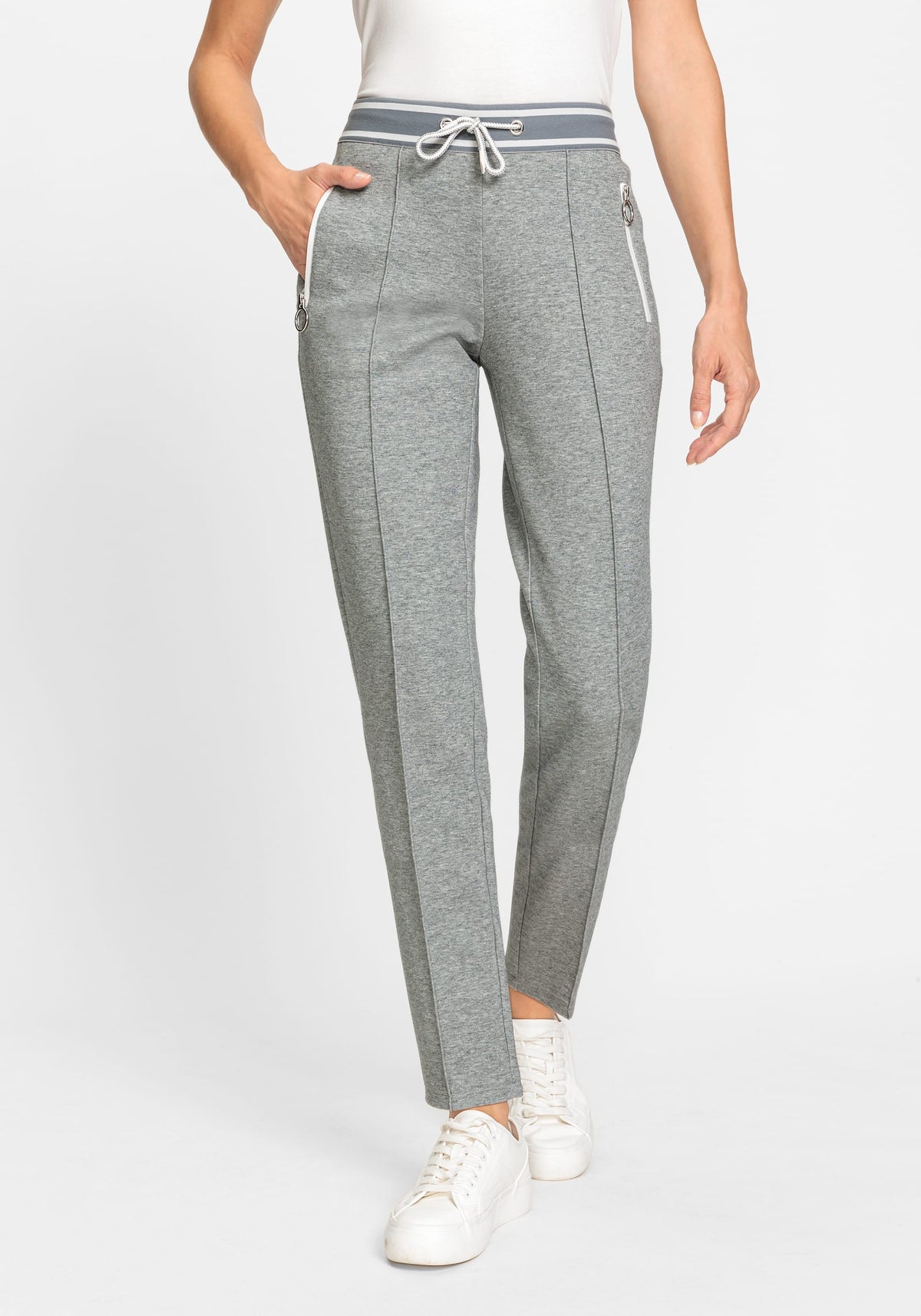 Lisa Fit Straight Leg Jersey Knit Pull-On Pant