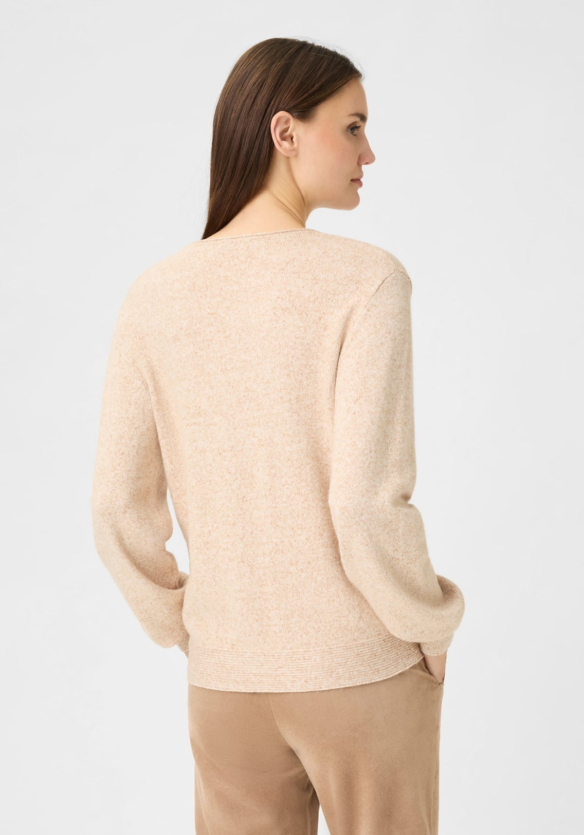 Pull en maille mélangée