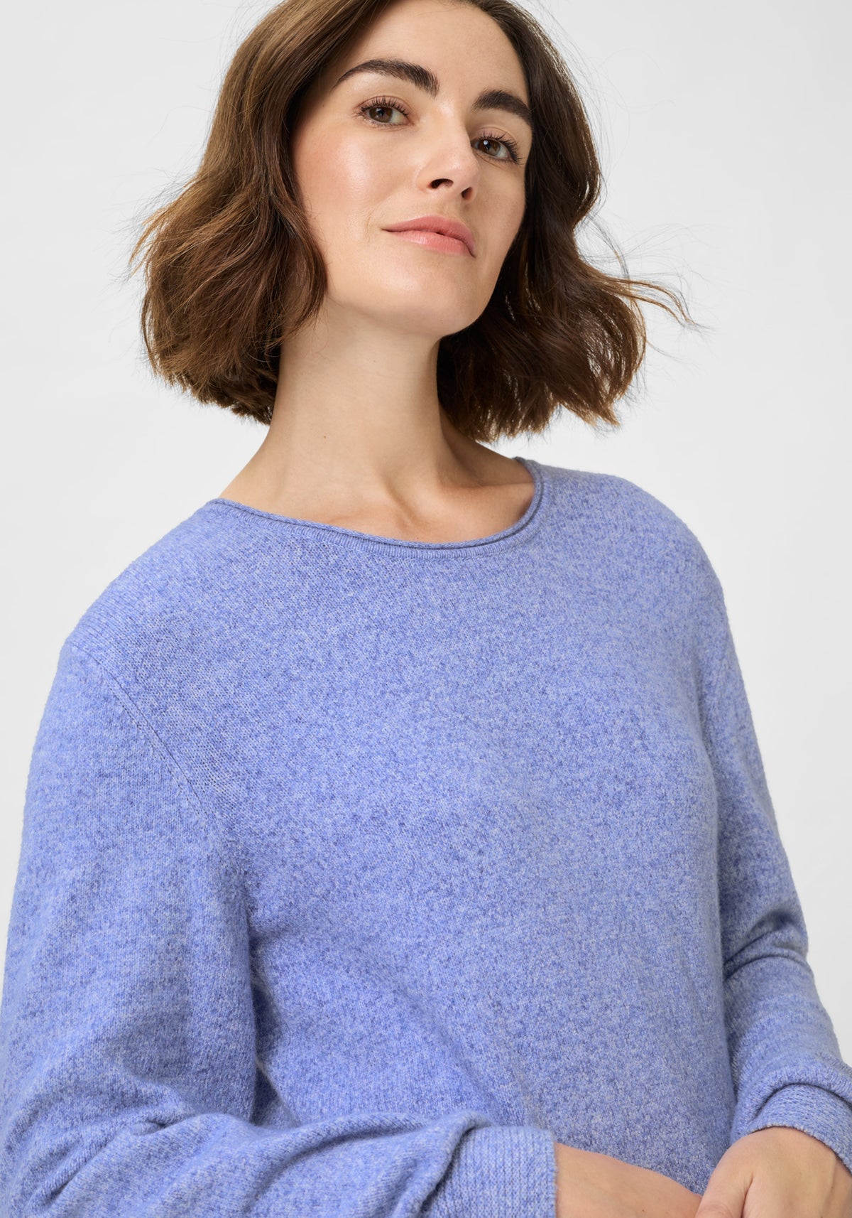 Pull en maille mélangée