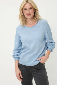 Pull en maille mélangée