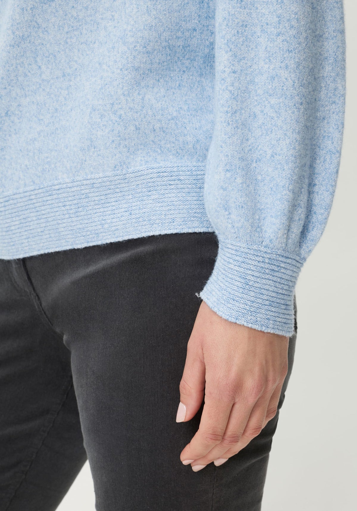 Pull en maille mélangée