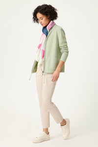 Cardigan zippé à l'avant