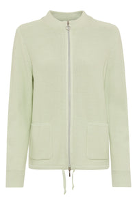 Cardigan zippé à l'avant