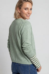 Melange Yarn Cardigan