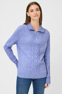 1/4 Zip Mock Neck Sweater