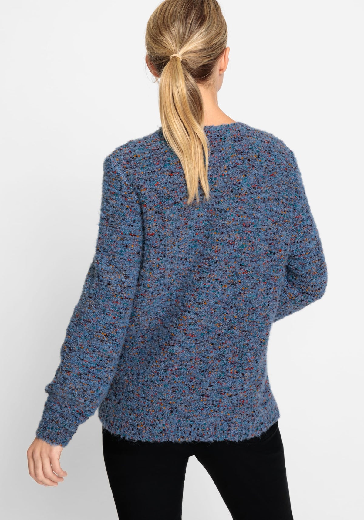 Long Sleeve Bouclé Sweater
