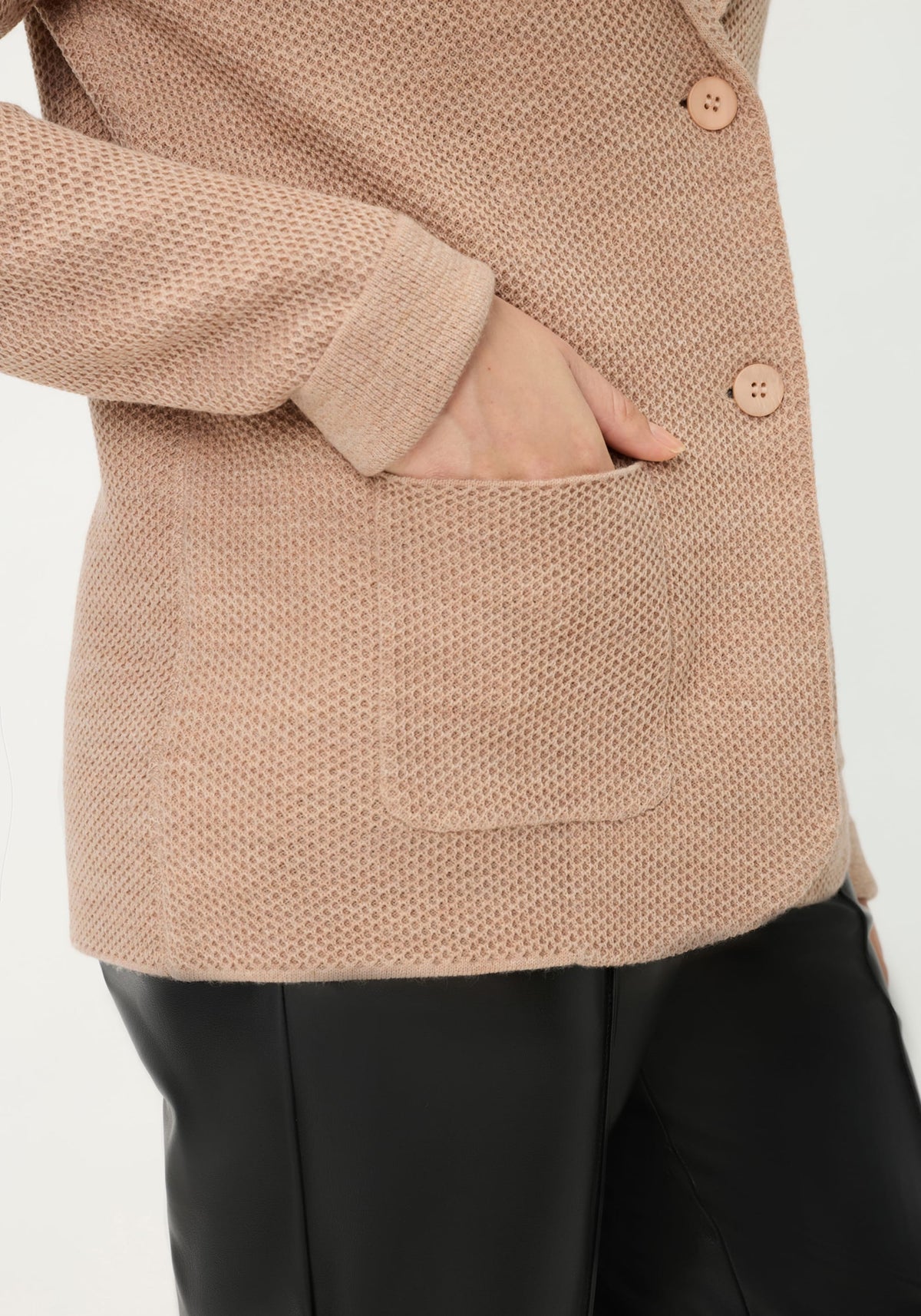 Blazer en laine mérinos