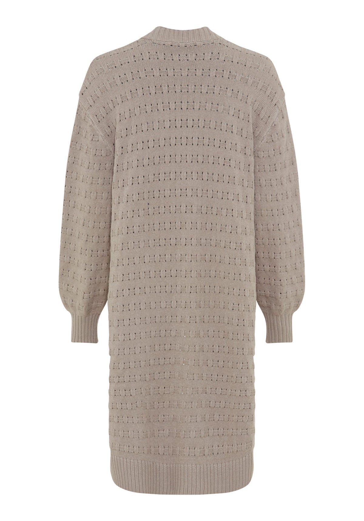 Stitch Interest Longline Cardigan