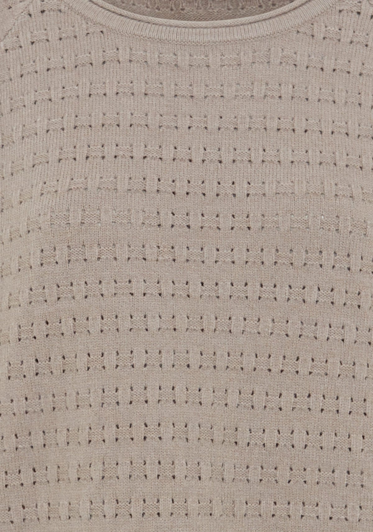 Stitch Interest Boat Neck Sweater