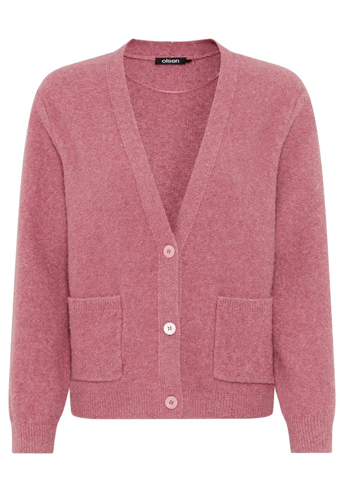 Bouclé Knit Cardigan