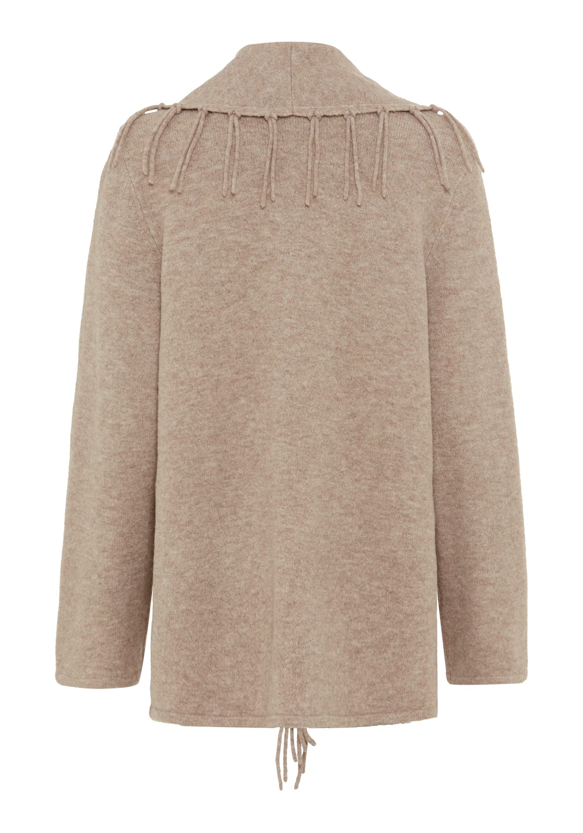 Fringe Trim Cardigan