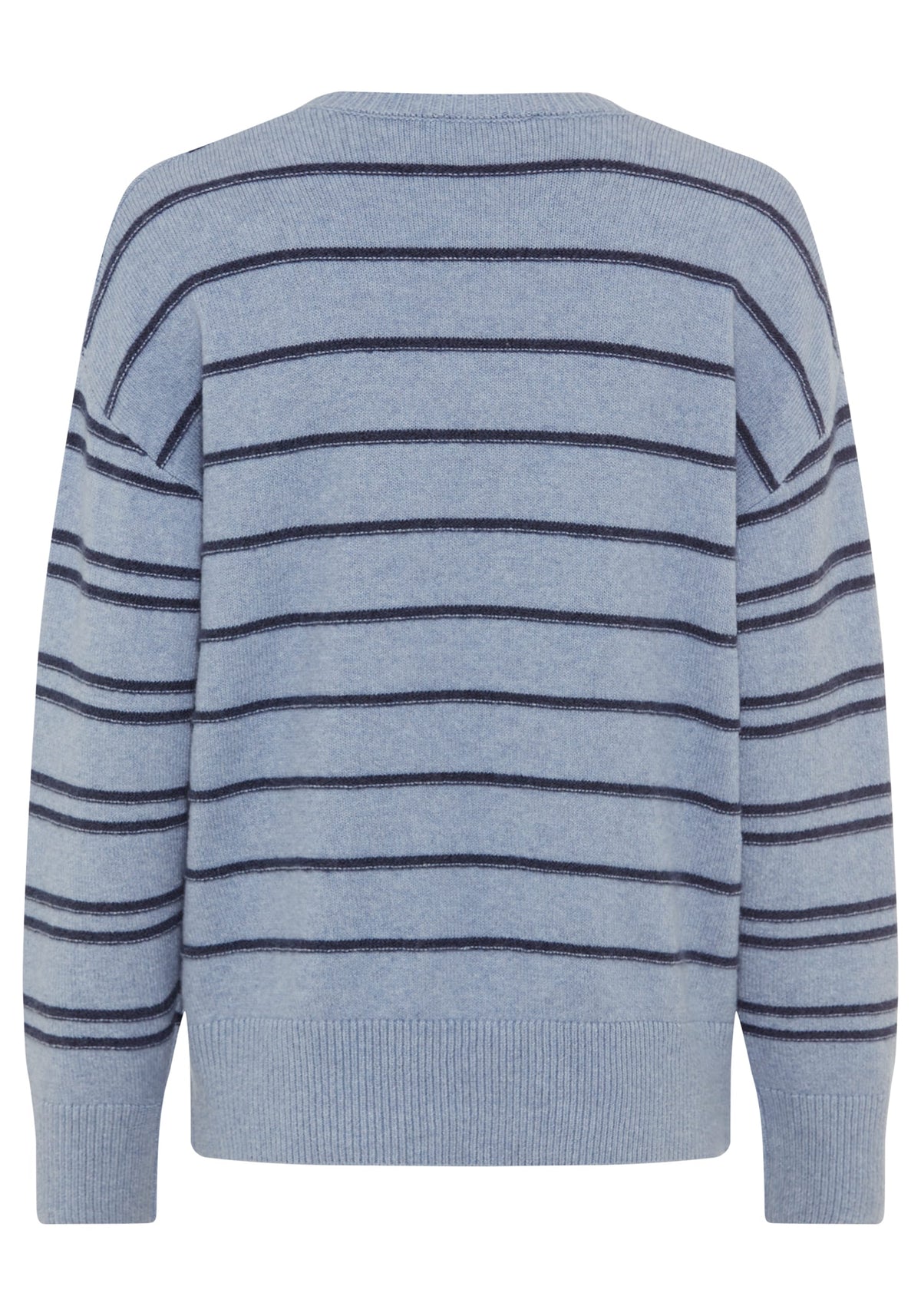 Chevron Stripe V-Neck Sweater