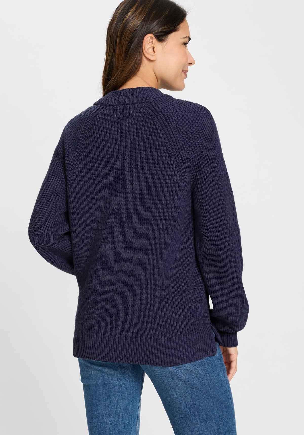 Quilted Mixed Media Zip Front Cardigan