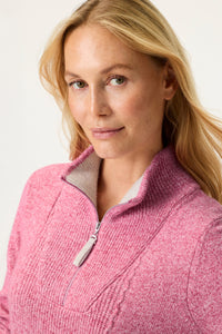 Pull à col roulé 1/4 zippé