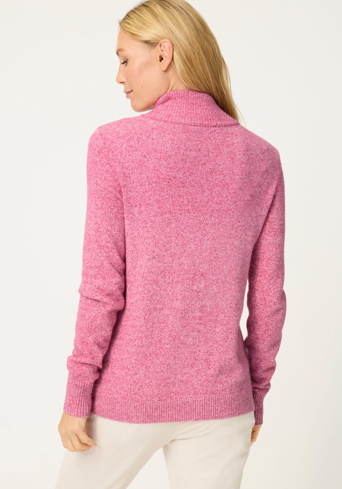 Pull à col roulé 1/4 zippé