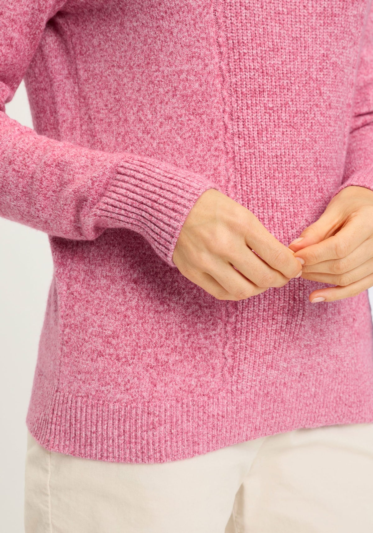 Pull à col roulé 1/4 zippé