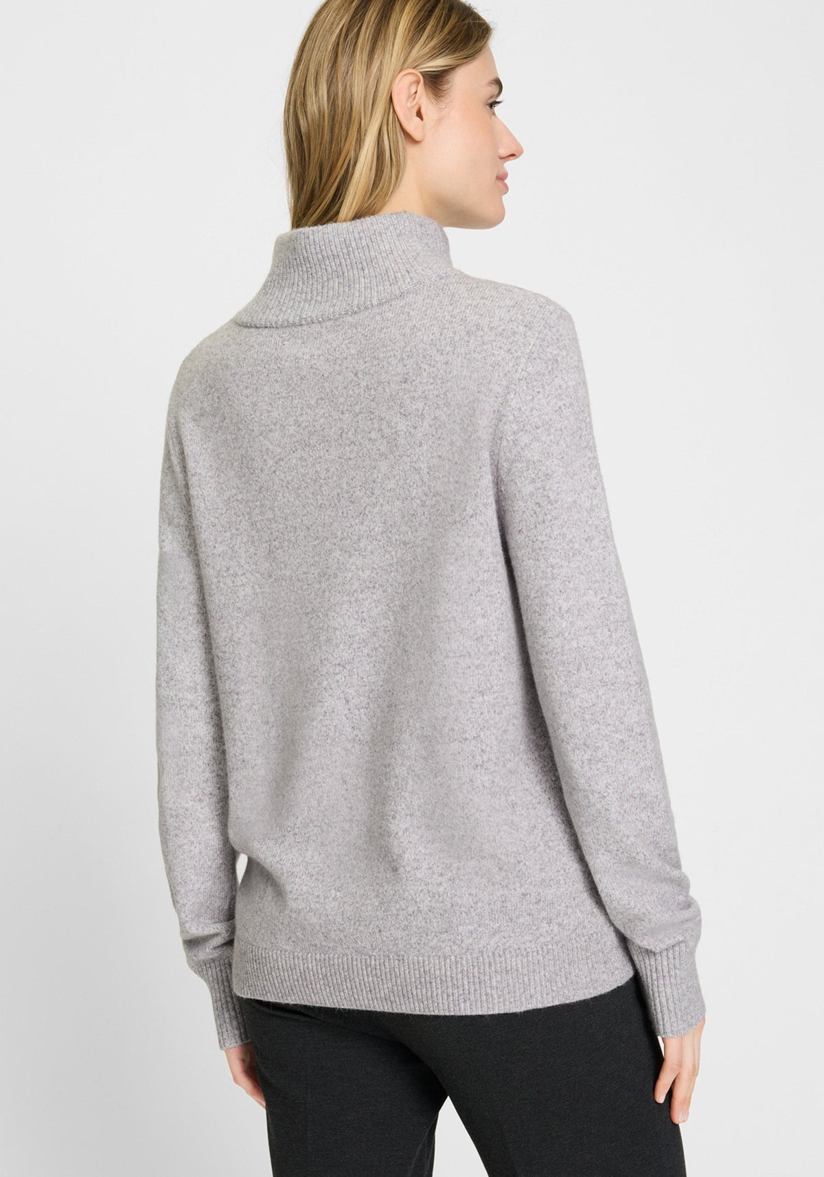 1/4 Zip Mock Neck Sweater