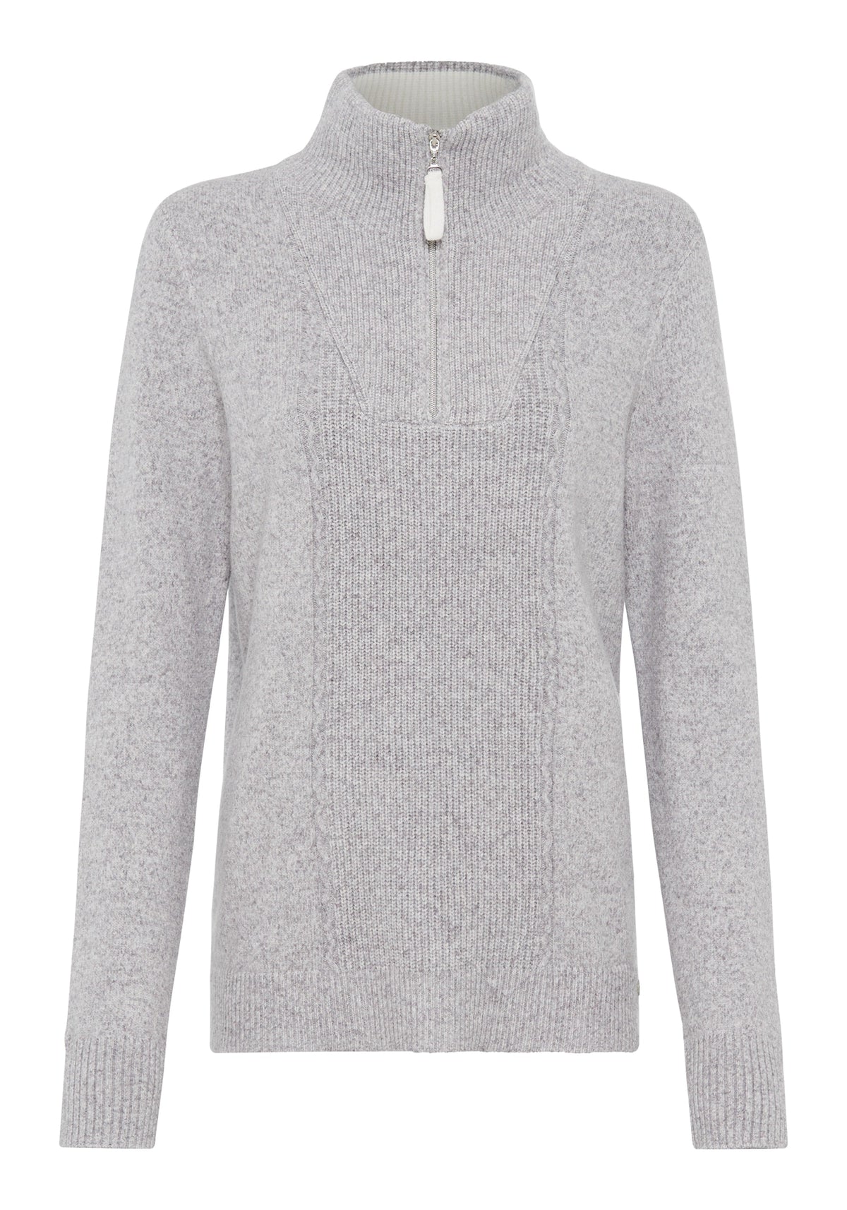 1/4 Zip Mock Neck Sweater