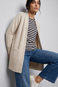 Longline Open Front Cardigan