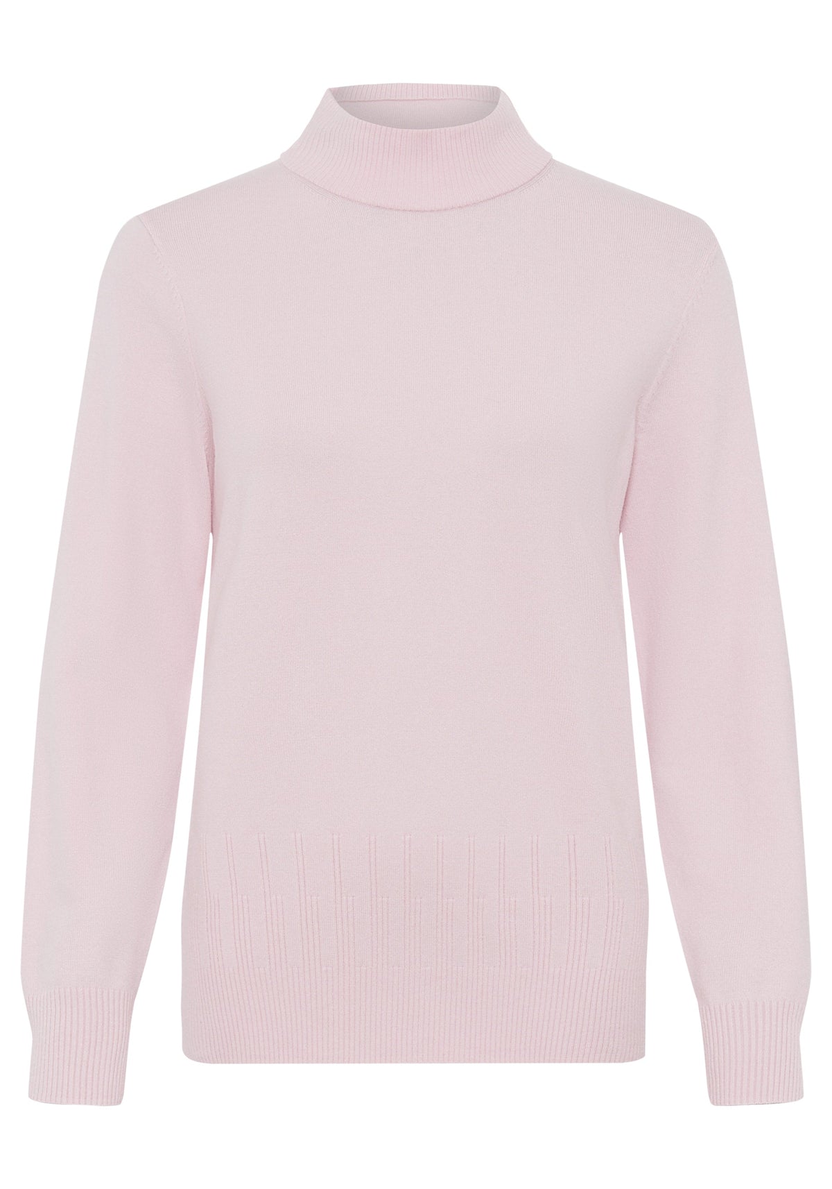 Solid Mock Neck Sweater