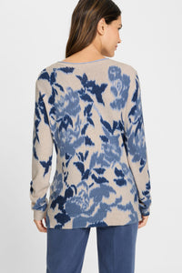 Quilted Mixed Media Zip Front Cardigan