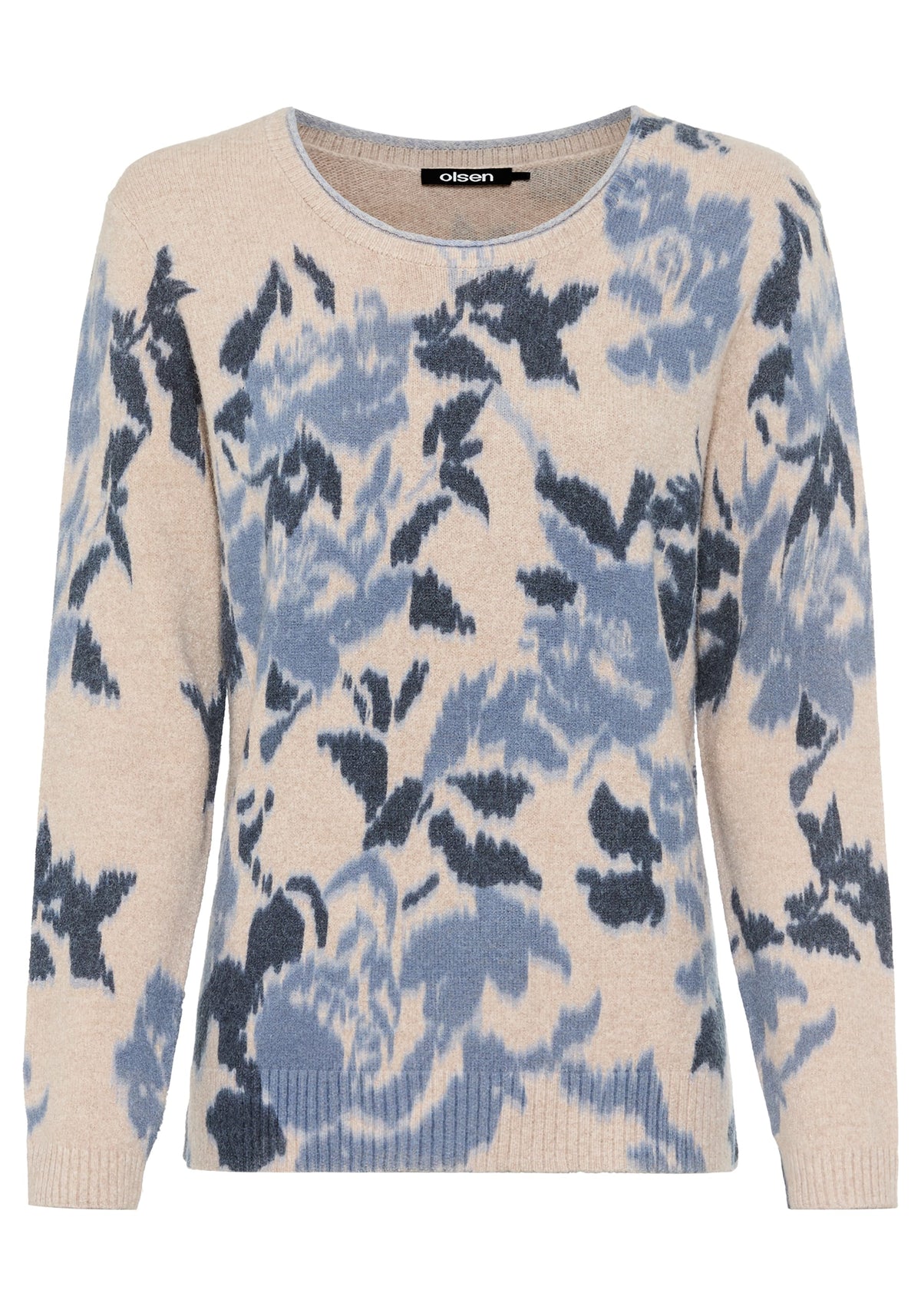 Abstract Floral Sweater