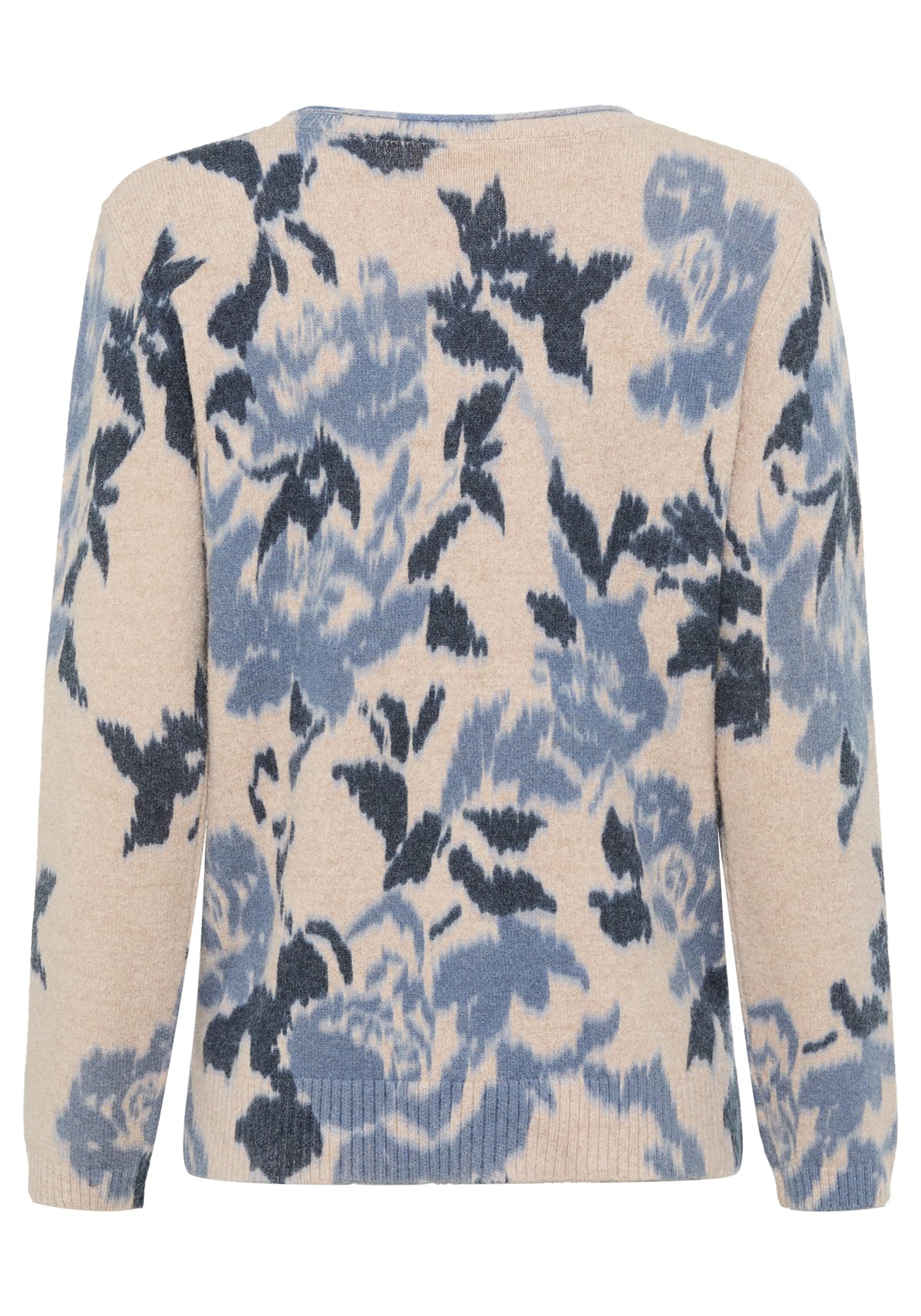 Abstract Floral Sweater