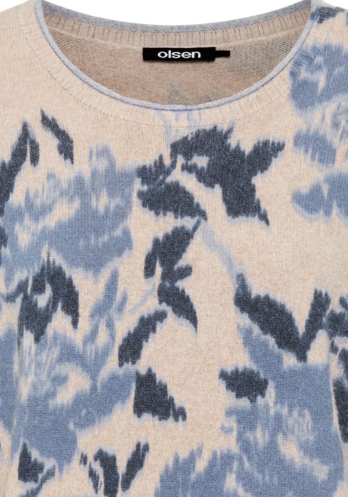 Abstract Floral Sweater