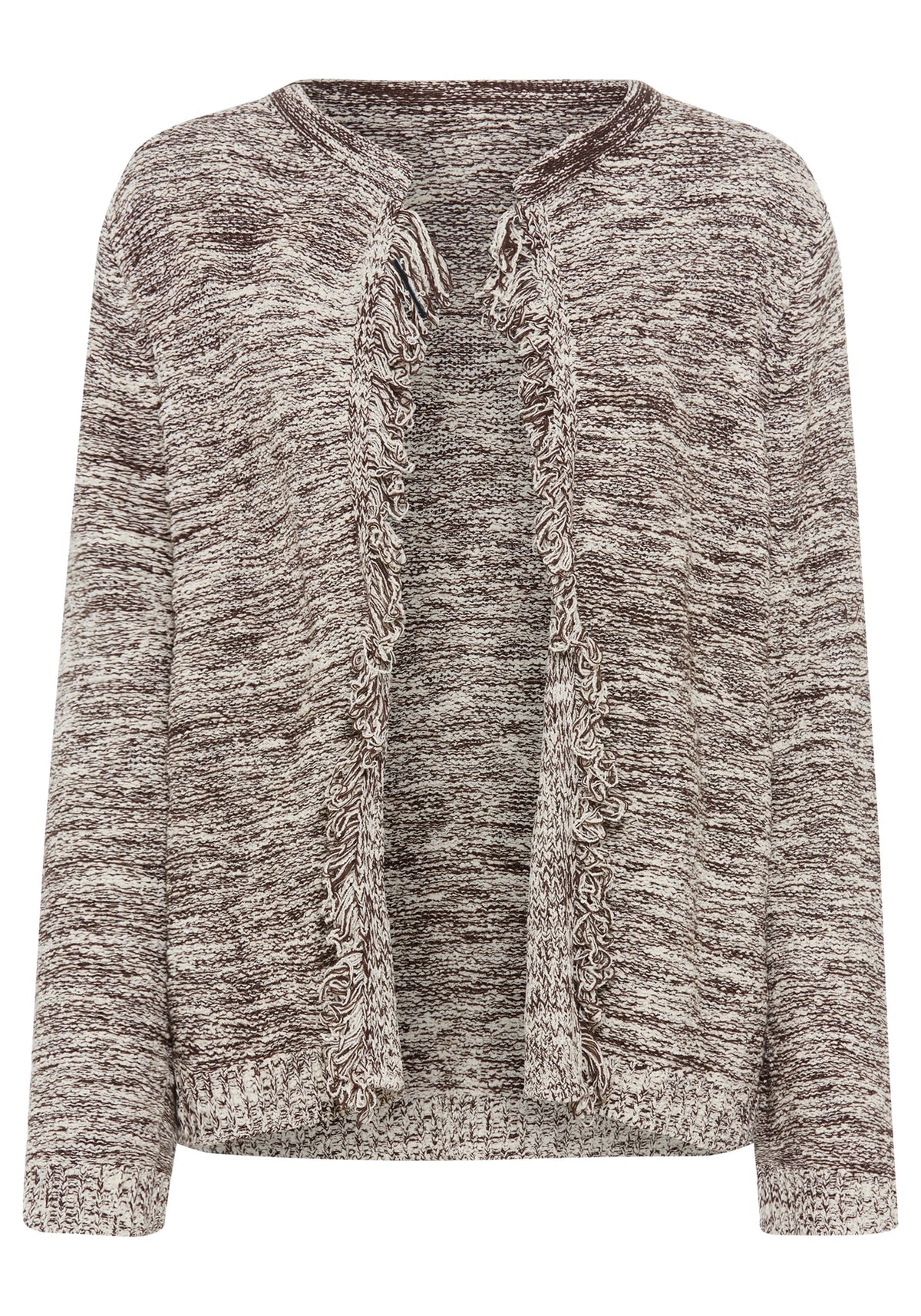 Fringe Trim Cardigan