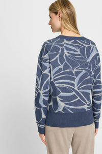 Quilted Mixed Media Zip Front Cardigan