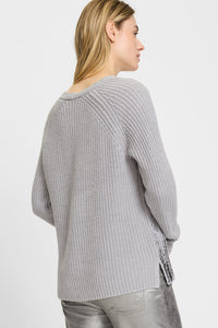 Embellished Bouclé Sweater