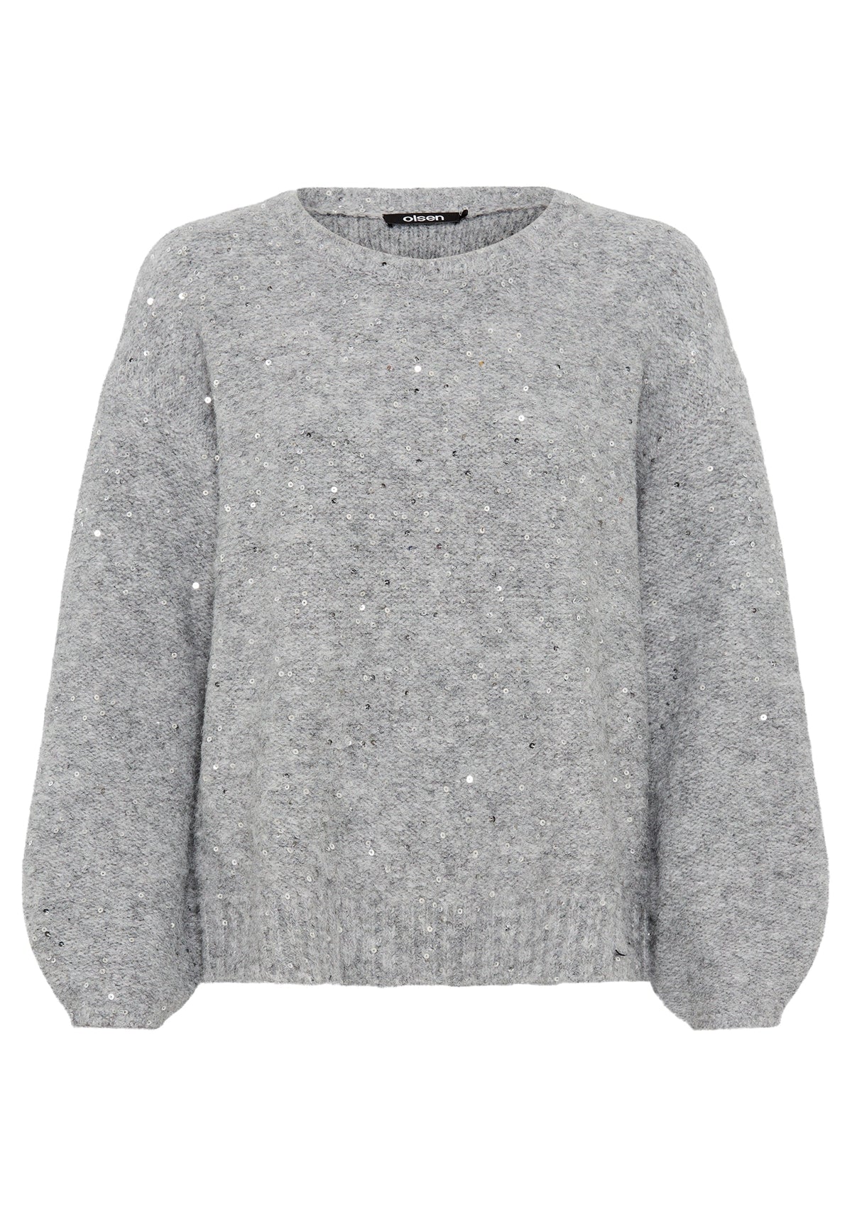 Embellished Bouclé Sweater