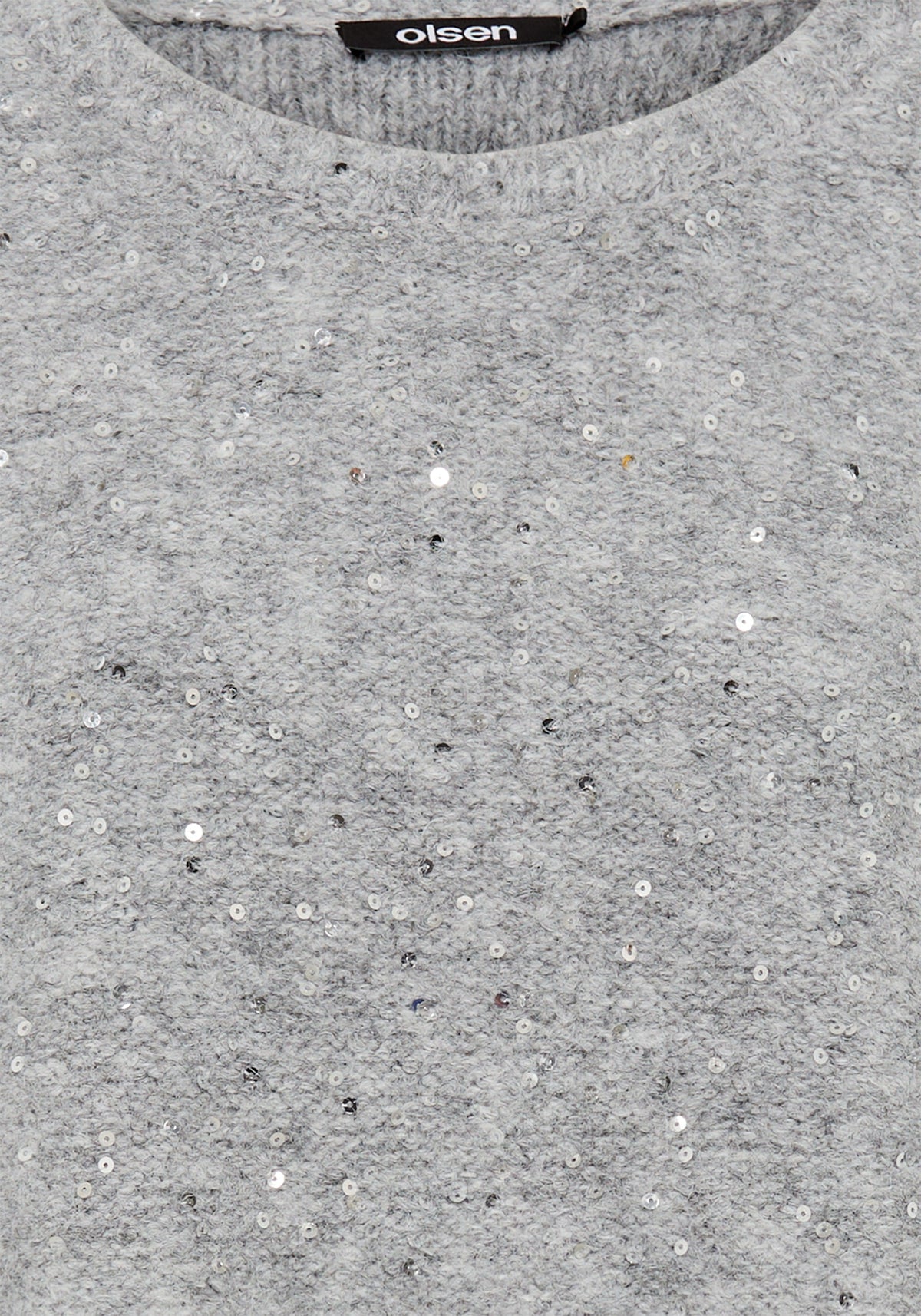 Embellished Bouclé Sweater