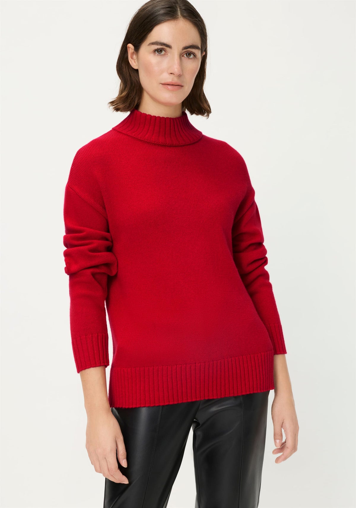 Pull basique à col roulé