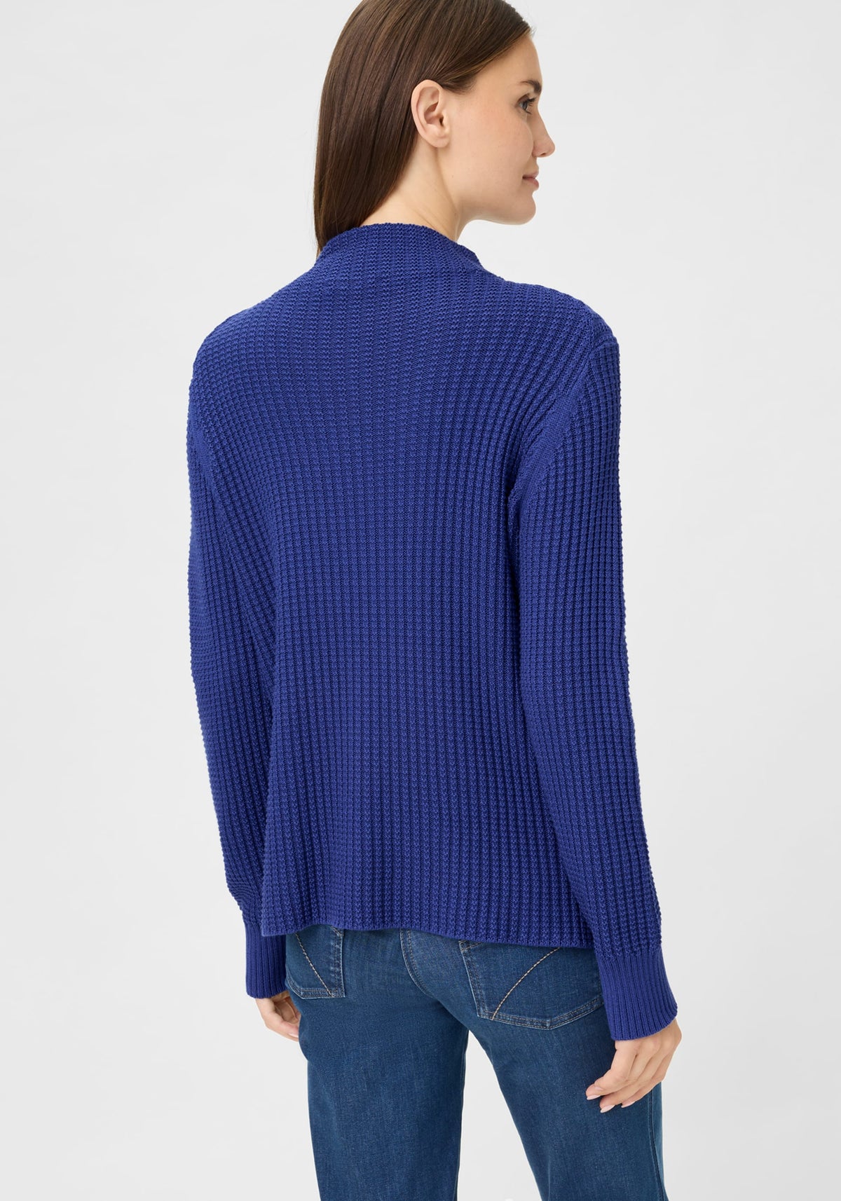 Solid Mock Neck Sweater