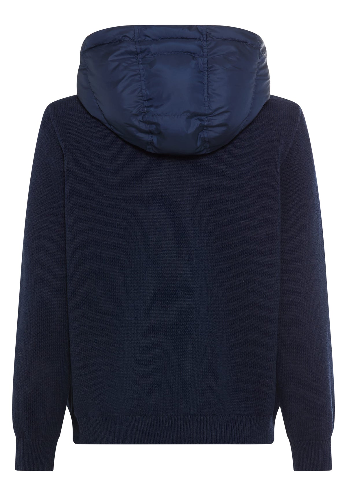 Heavy Zip Front Hooded Cardigan