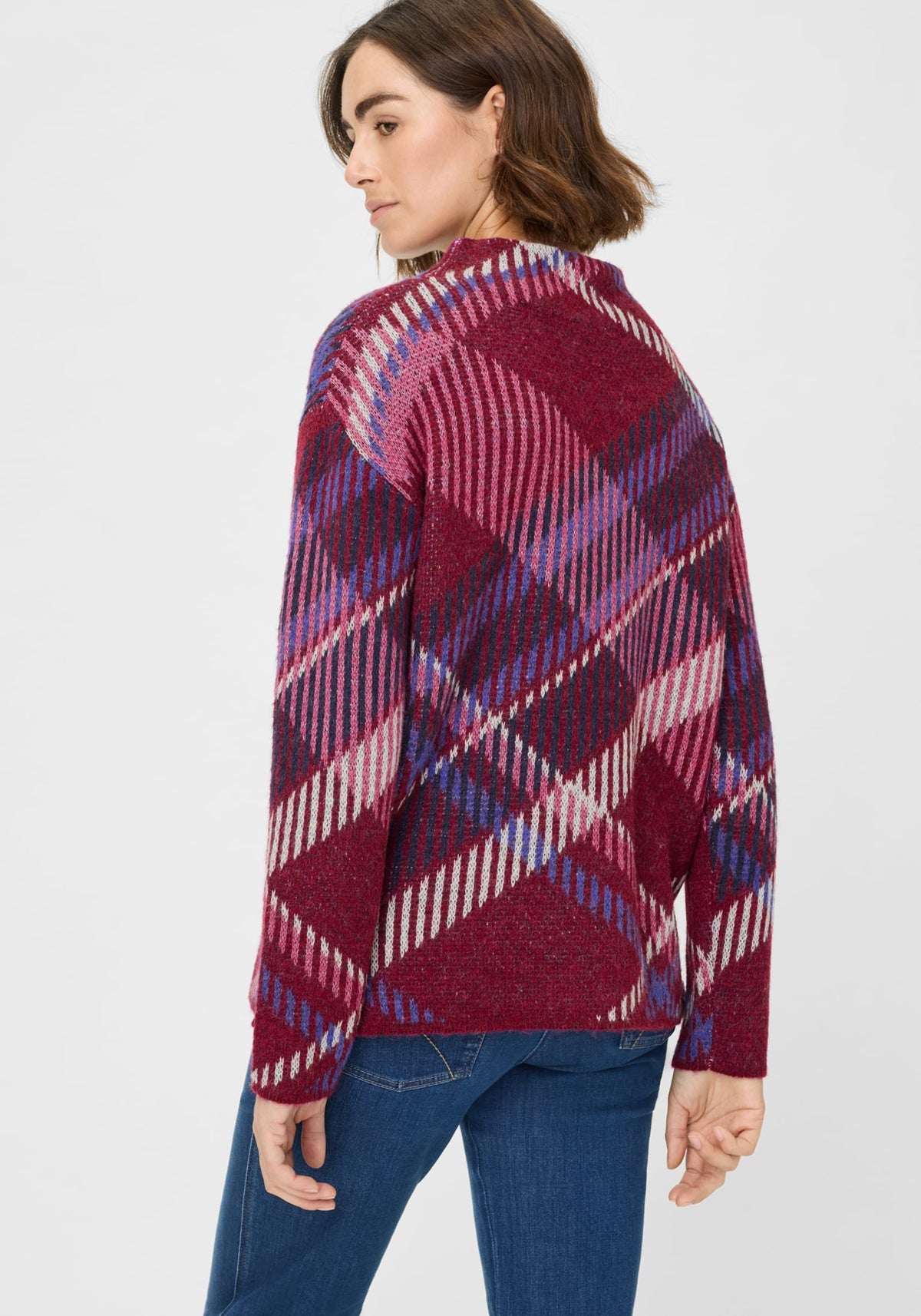 Plaid Statement Sweater