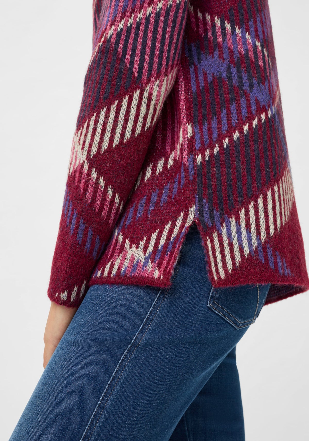 Plaid Statement Sweater