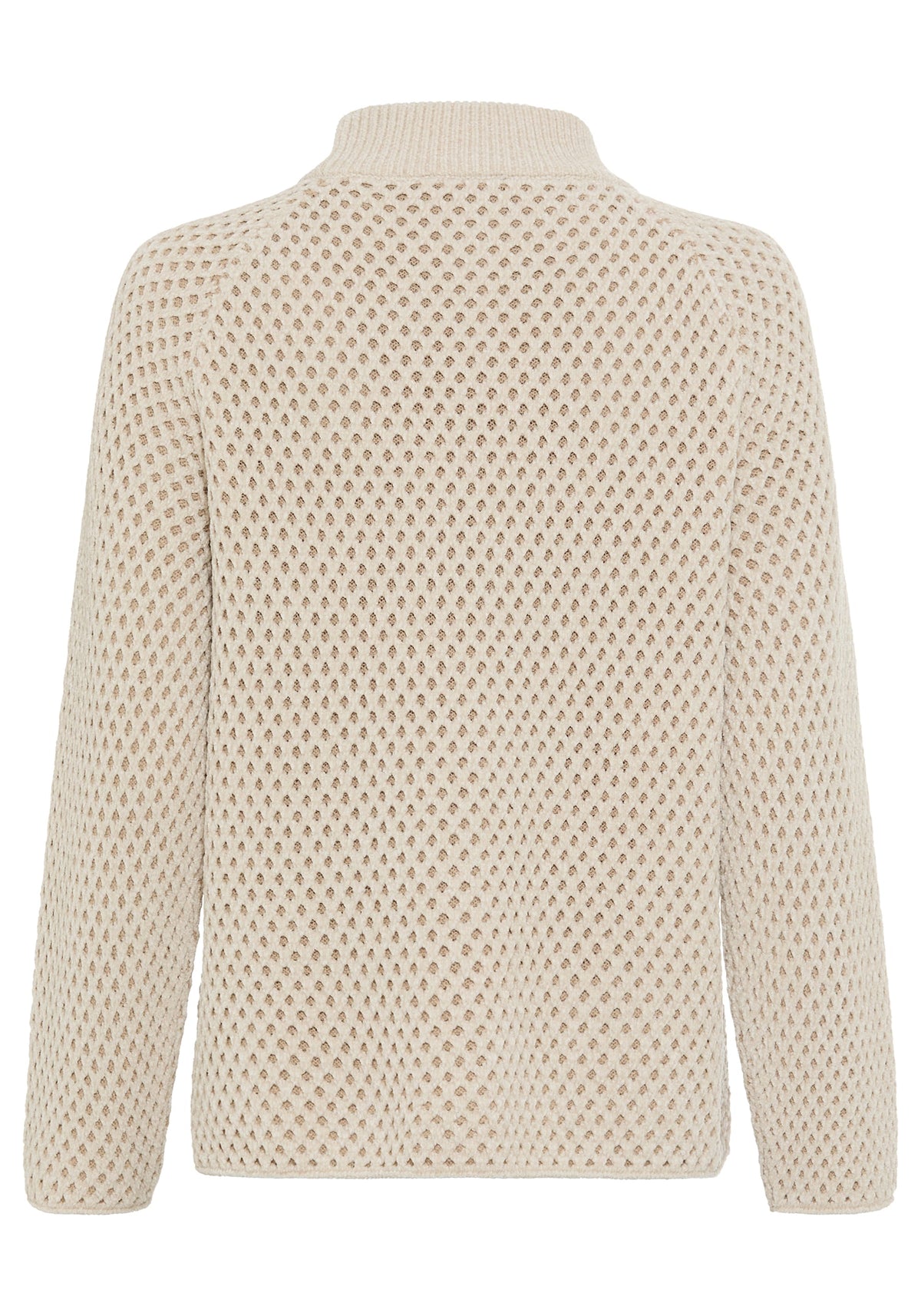 Chenille Novelty Mock Neck Sweater