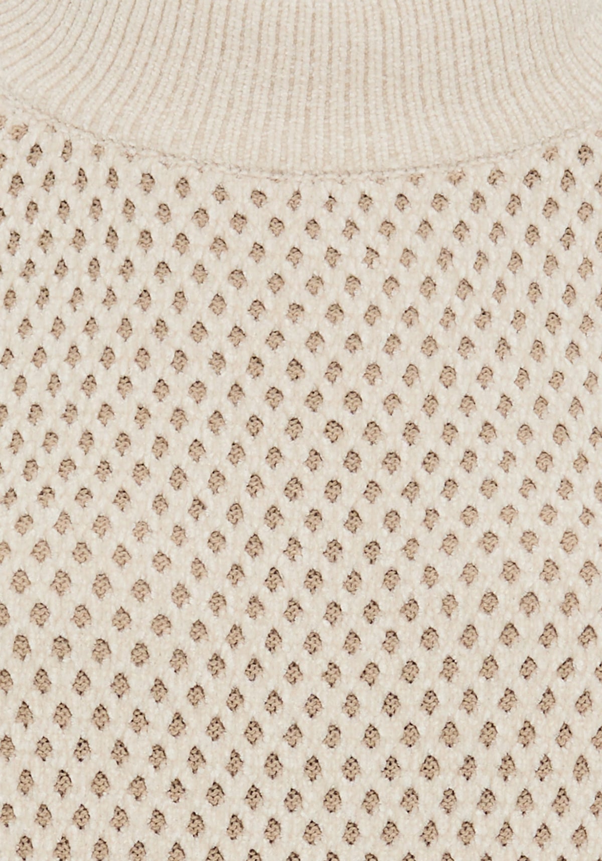 Chenille Novelty Mock Neck Sweater