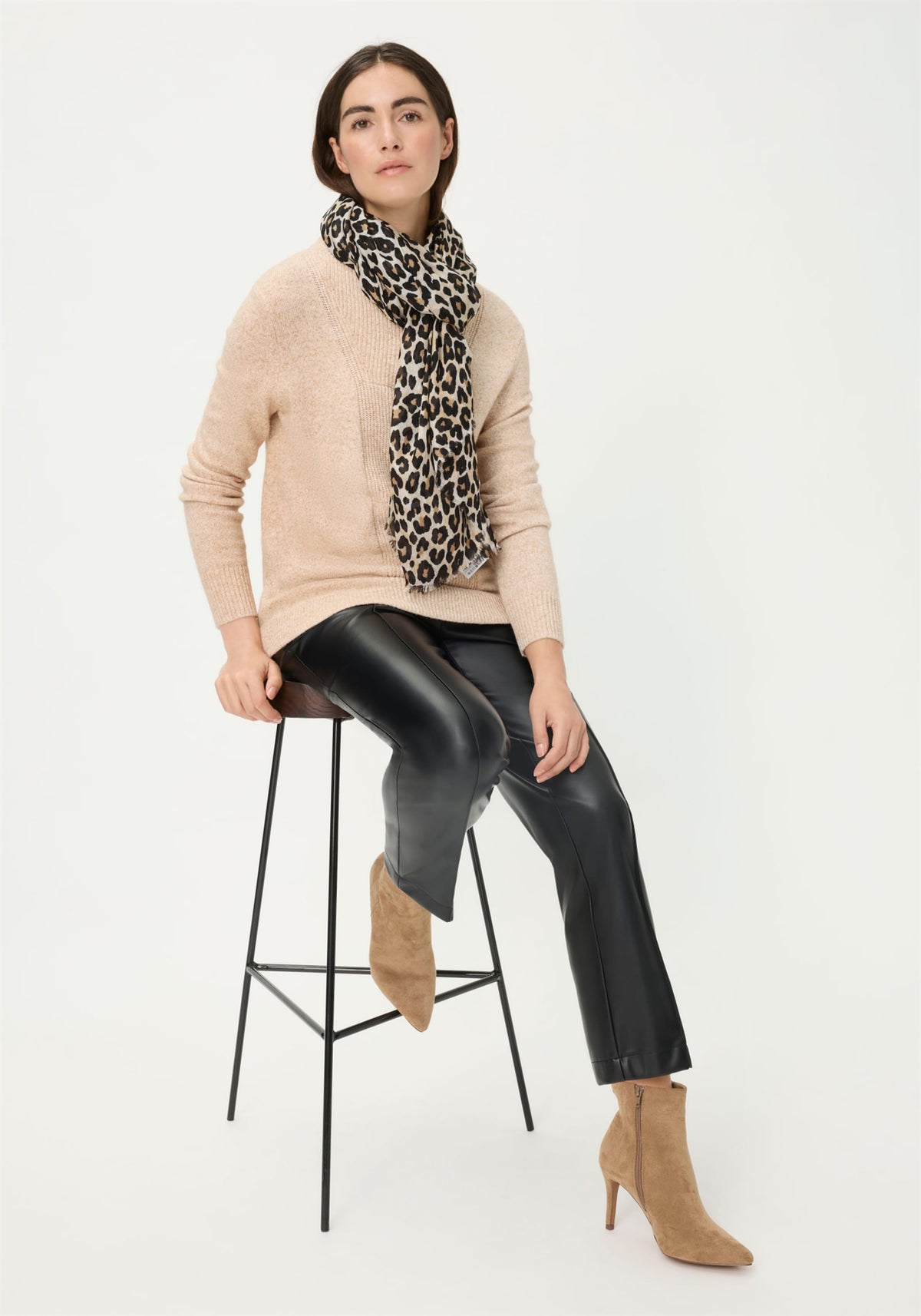 Pull à col roulé 1/4 zippé