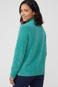 Chenille Mock Sweater