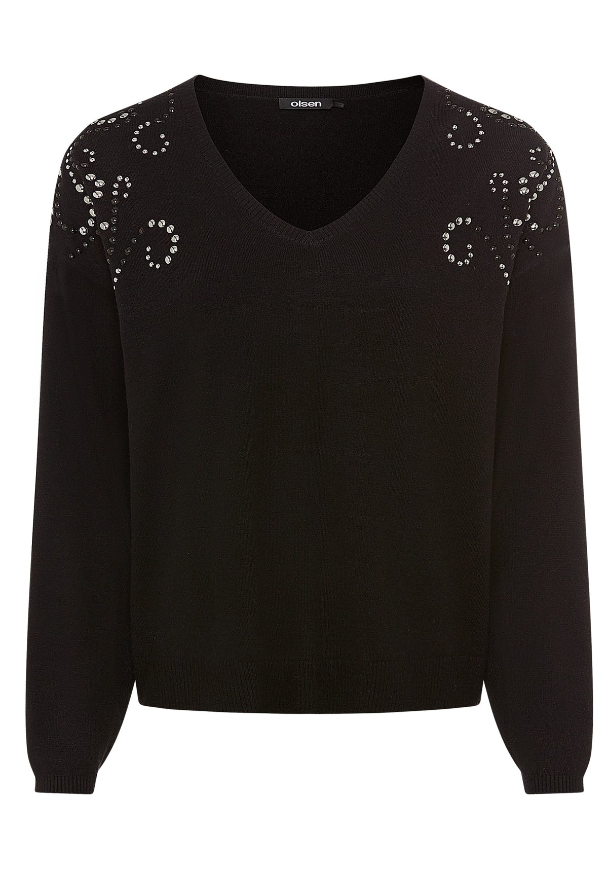 Pull en jauge fine avec ornements