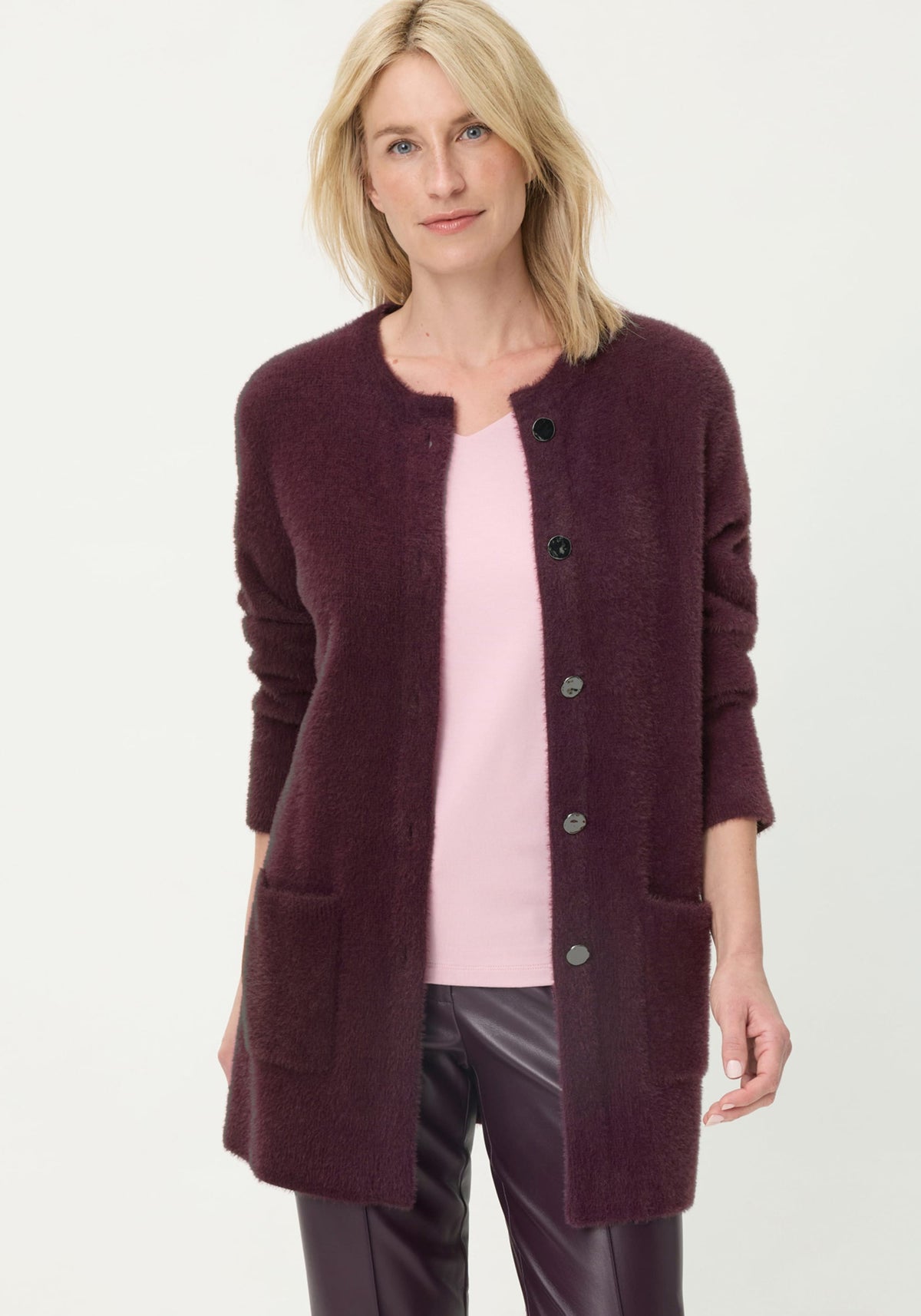 Cardigan en fil Eyelash