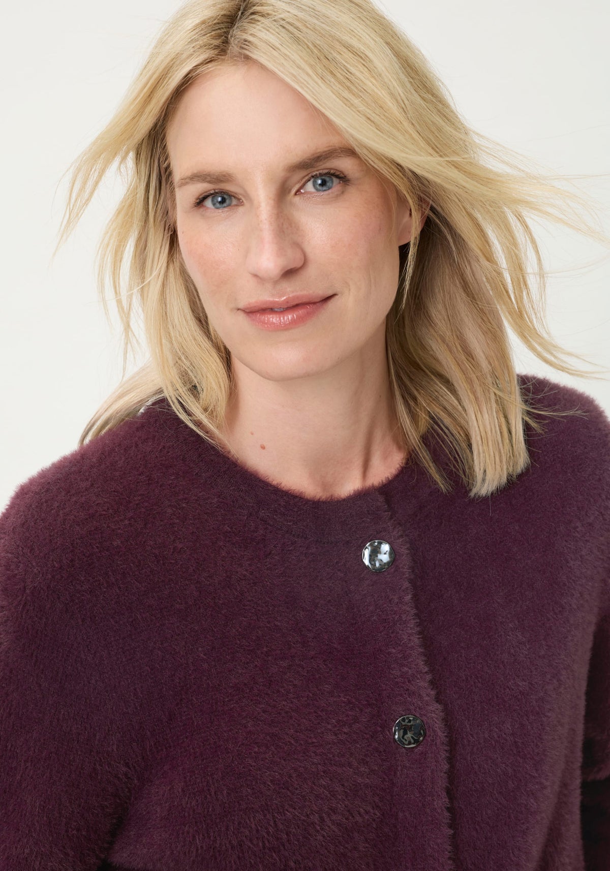 Cardigan en fil Eyelash