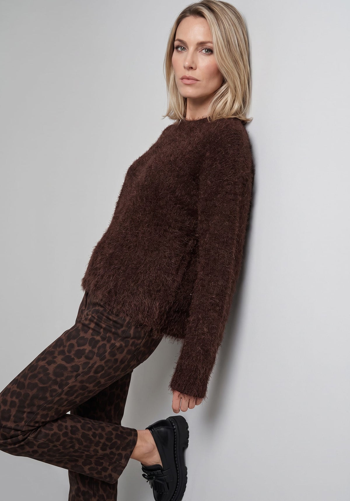 Feather Yarn Sweater