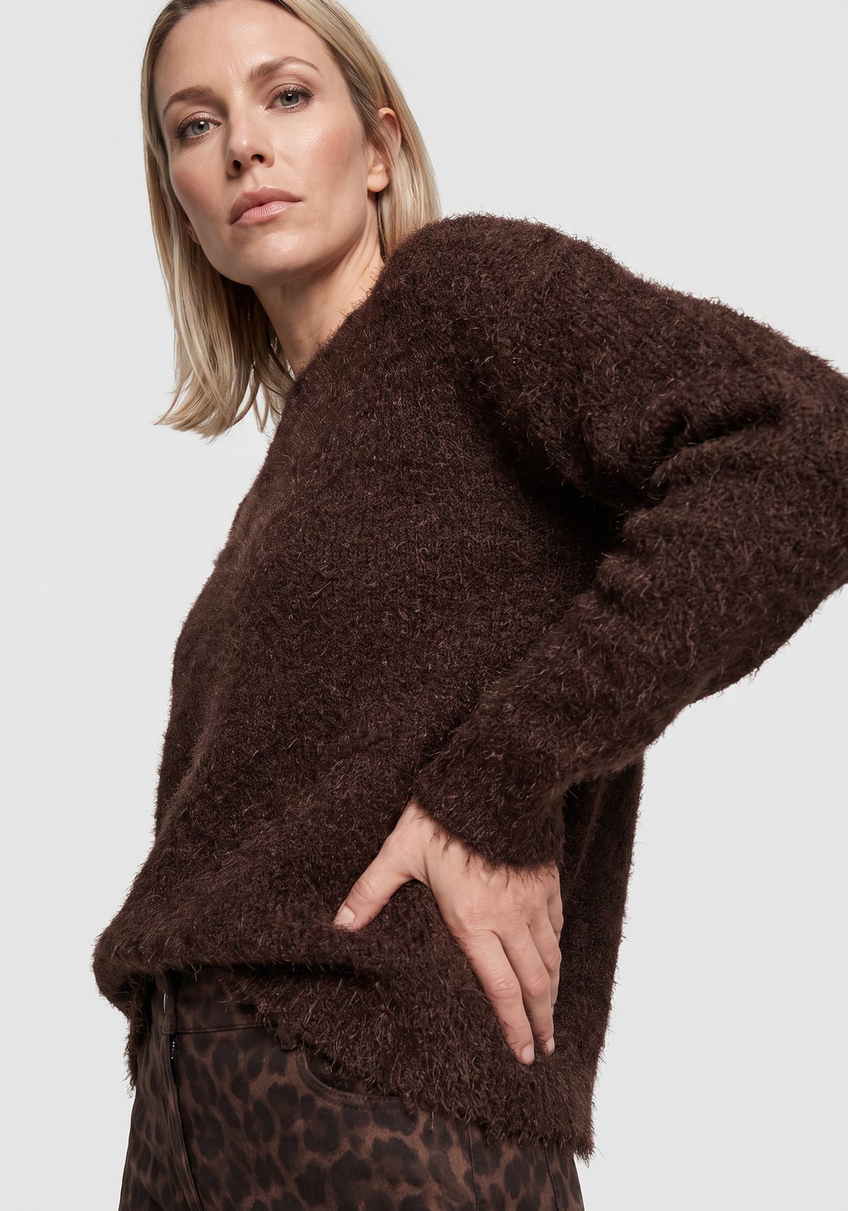 Feather Yarn Sweater