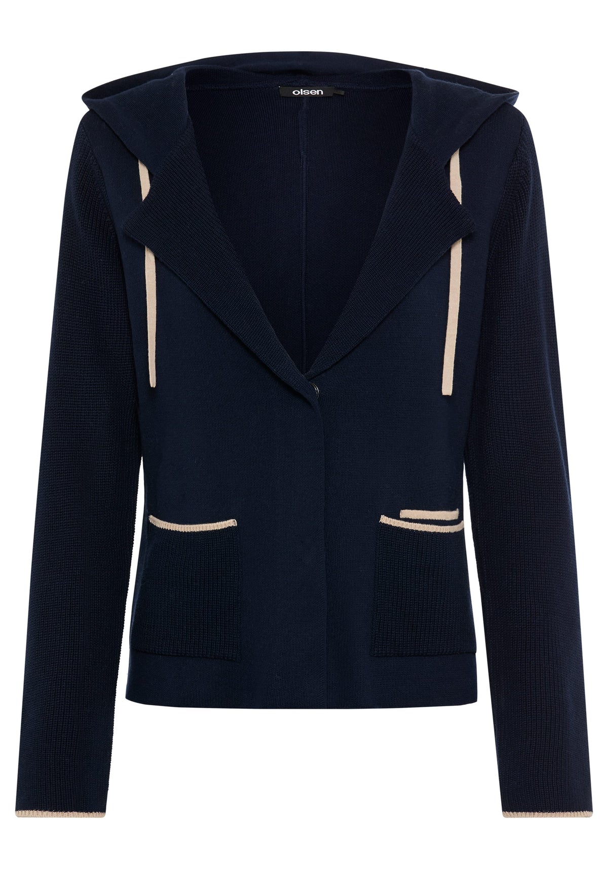 Sweater Knit Hoodie Cardigan