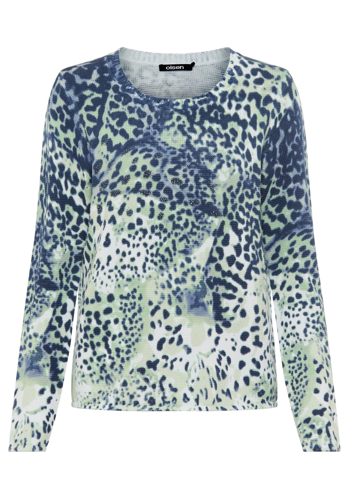 Animal Print Camo Sweater